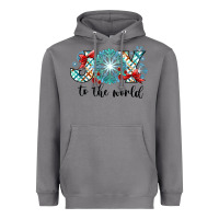 Storm Joy to the World Heavyweight Hoodie - CowhideDigitalArt