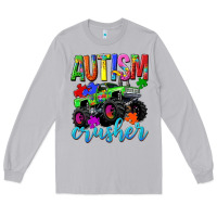 Moon Dust Autism Awareness crusher Long Sleeve Tee - NancyCooperArtShop