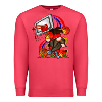 Cardinal Basketball Gnome Premium Sweatshirt - CowhideDigitalArt