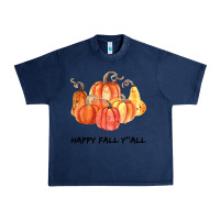 Navy Happy Fall Y all Urban Heavy Tee - Bettercallsaul