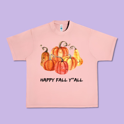 Happy Fall Y All Urban Heavy Tee Designed By Bettercallsaul