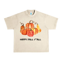 Sandshell Happy Fall Y all Urban Heavy Tee - Bettercallsaul