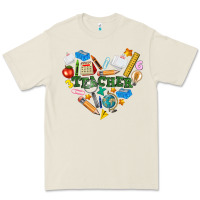Bone teacher heart Premium Tee - NancyCooperArtShop