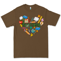 Cacao teacher heart Premium Tee - NancyCooperArtShop