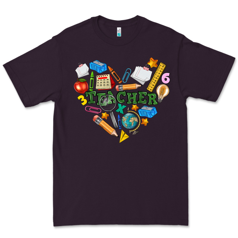 Teacher Heart Premium Tee by NancyCooperArtShop | Teevron