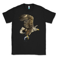 Black American White Sea Eagle Classic Tee - LillyAllenDesigns