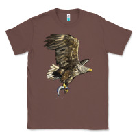 Chestnut American White Sea Eagle Classic Tee - LillyAllenDesigns