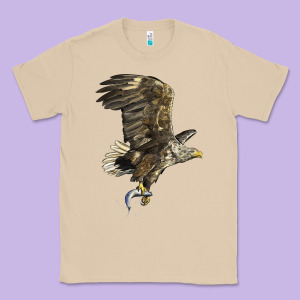 American White Sea Eagle Classic Tee Designed By Lillyallendesigns