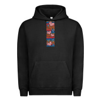 Pigment Black usa flag and cross penwraps Urban Hoodie - Artiststas