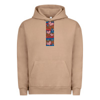 Pigment Burro usa flag and cross penwraps Urban Hoodie - Artiststas