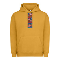 Pigment Peanut Butter usa flag and cross penwraps Urban Hoodie - Artiststas