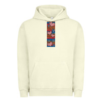Pigment Pistachio usa flag and cross penwraps Urban Hoodie - Artiststas