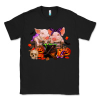 Black halloween pigs Classic Tee - RanaPortraitStore