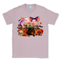 Lilac halloween pigs Classic Tee - RanaPortraitStore