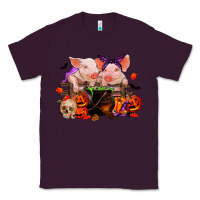 Plum halloween pigs Classic Tee - RanaPortraitStore