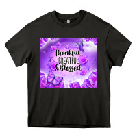 Asphalt thankful greatful blessed Heavy Core Tee - NancyCooperArtShop