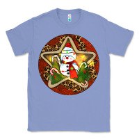 Colony Blue Snowman Christmas Classic Tee - RanaPortraitStore