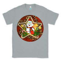 Heather Grey Snowman Christmas Classic Tee - RanaPortraitStore