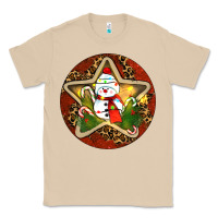 Mushroom Snowman Christmas Classic Tee - RanaPortraitStore