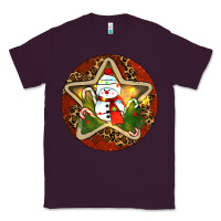 Plum Snowman Christmas Classic Tee - RanaPortraitStore