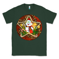 Sports Green Snowman Christmas Classic Tee - RanaPortraitStore