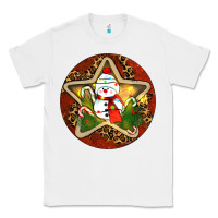 White Snowman Christmas Classic Tee - RanaPortraitStore