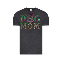 Vintage Black Christmas dog mom pitbull Vintage Tee - RanaPortraitStore