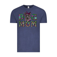 Vintage Denim Christmas dog mom pitbull Vintage Tee - RanaPortraitStore