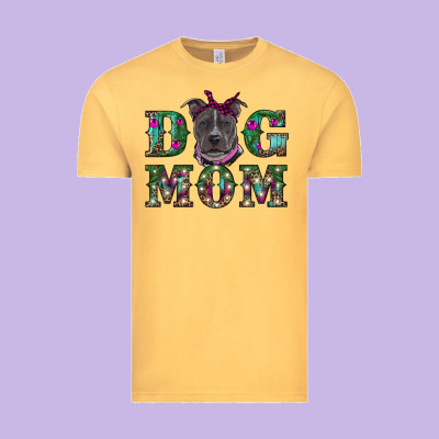 Christmas Dog Mom Pitbull Vintage Tee Designed By Ranaportraitstore