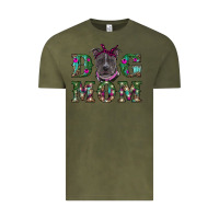 Vintage Olive Christmas dog mom pitbull Vintage Tee - RanaPortraitStore