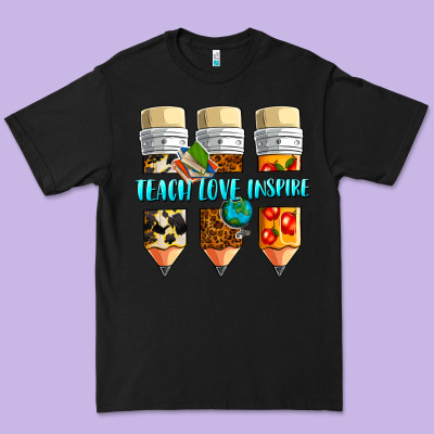 Teach Love Inspire Premium Tee Designed By Nancycooperartshop