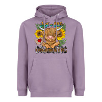 Lavender just a little dramatic Heavyweight Hoodie - CowhideDigitalArt