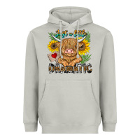 Moon Dust just a little dramatic Heavyweight Hoodie - CowhideDigitalArt