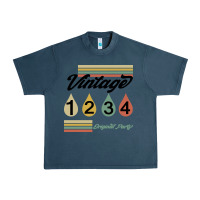 Midnight Navy Born In 1976 Urban Heavy Tee - Bettercallsaul