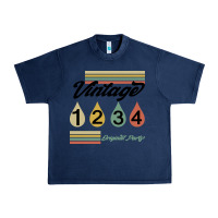 Navy Born In 1976 Urban Heavy Tee - Bettercallsaul