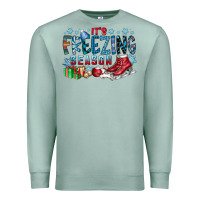 Seafoam It's Freezing Season Premium Sweatshirt - CowhideDigitalArt