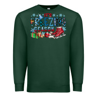 Sports Green It's Freezing Season Premium Sweatshirt - CowhideDigitalArt