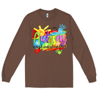 Chestnut Autism accept understand love Long Sleeve Tee - NancyCooperArtShop