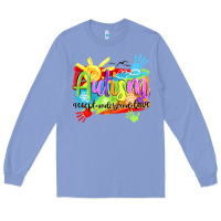 Colony Blue Autism accept understand love Long Sleeve Tee - NancyCooperArtShop