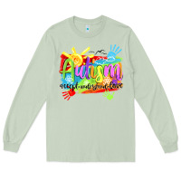 Matcha Autism accept understand love Long Sleeve Tee - NancyCooperArtShop