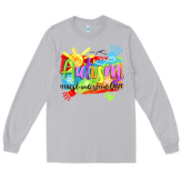 Moon Dust Autism accept understand love Long Sleeve Tee - NancyCooperArtShop