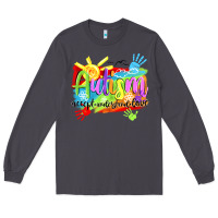 Smoke Autism accept understand love Long Sleeve Tee - NancyCooperArtShop