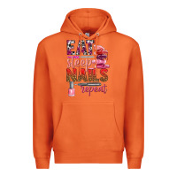 Carrot eat sleep nails repeat bbs Premium Hoodie - BundleAndBundleShop