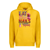 Lemon eat sleep nails repeat bbs Premium Hoodie - BundleAndBundleShop