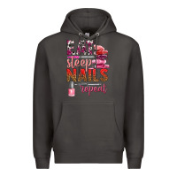 Smoke eat sleep nails repeat bbs Premium Hoodie - BundleAndBundleShop