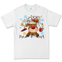 White christmas deer school Premium Tee - MaliasSmallBusiness