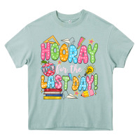 Arona hooray for the last day white Heavy Core Tee - JahusDesignShop
