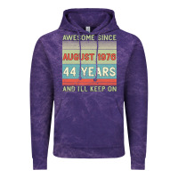 Cloud Purple awesome since august 1976 44 years and i ll keep on Vintage Hoodie - Bettercallsaul