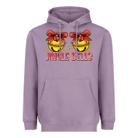 Lavender Jingle Bells Heavyweight Hoodie - CowhideDigitalArt