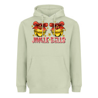 Matcha Jingle Bells Heavyweight Hoodie - CowhideDigitalArt